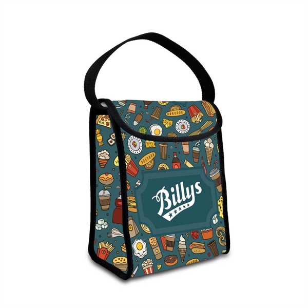 Foldable, collapsible lunch bag. Compact shape and a stylish design made... from ASI 93987 Martini-Vispak Inc.