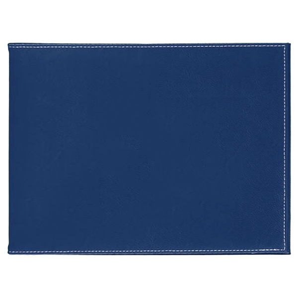 12" x 9" PU leatherette blue and silver holder for 8... from ASI 74601 Calico
