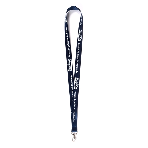 Flat woven nylon lanyard 3/4" x 36" long printed one color... from ASI 93987 Martini-Vispak Inc.