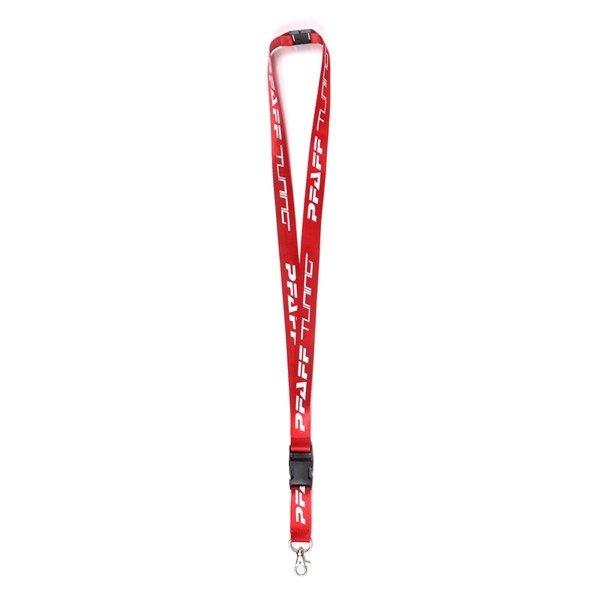 Flat woven nylon lanyard 3/4" x 36" long printed one color... from ASI 93987 Martini-Vispak Inc.