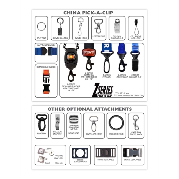 3/4" wide silkscreened lanyard printed one color one side with a... from ASI 93987 Martini-Vispak Inc.