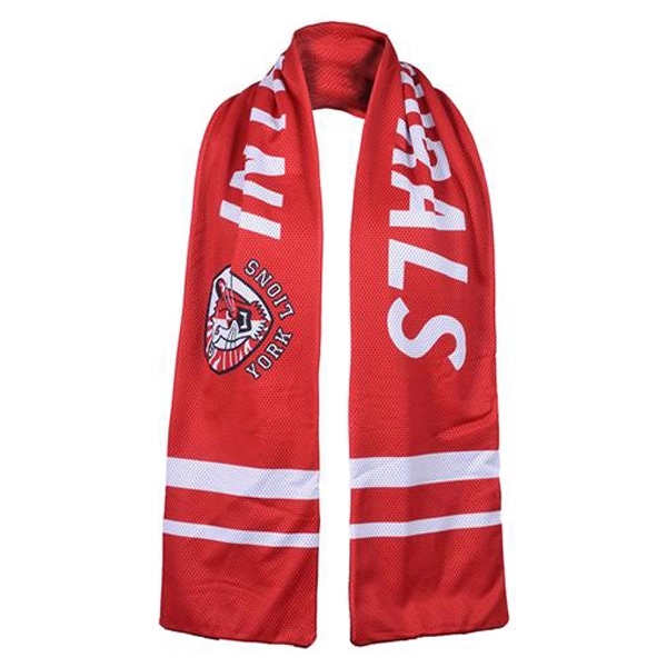 Full-sized mesh-lined Jersey Scarf fabulously lined with 100% anti-pill polyester polar... from ASI 93987 Martini-Vispak Inc.