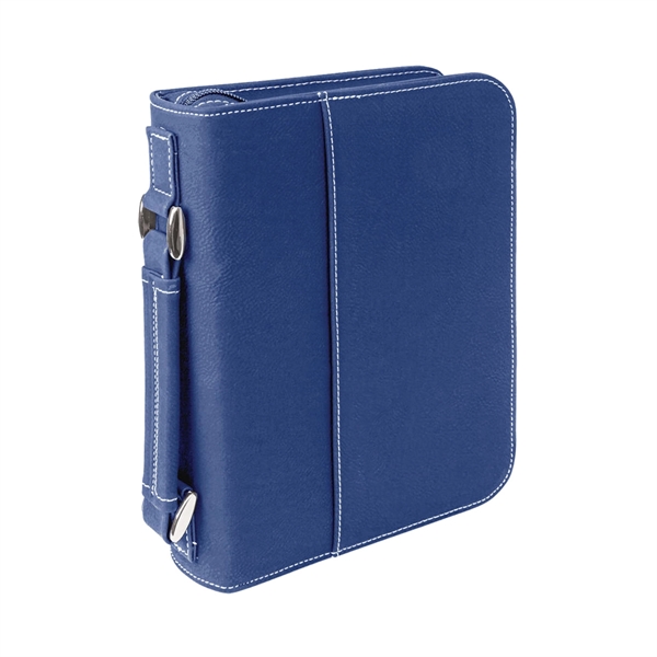 6 3/4" x 9 1/4" x 2 blue and silver PU... from ASI 74601 Calico