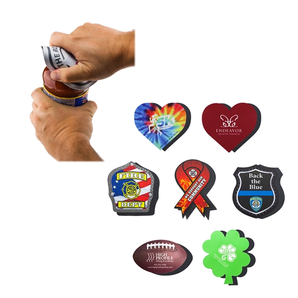 Themed shape jar gripper made of rubberized polyester.... from ASI 79840 The Proinnovative Line