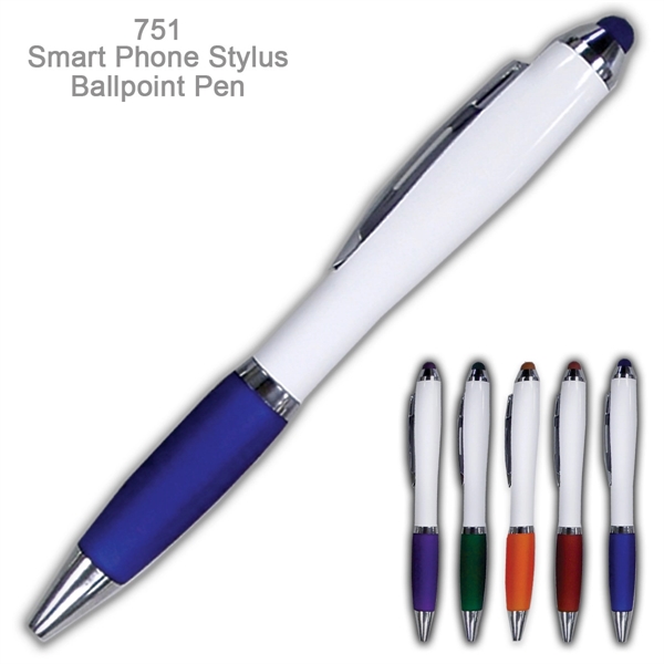 Elegant Stylus Tip Ballpoint Pen - Ready Inventory in New Jersey... from ASI 45100 Chulani Promotional Products, Inc / Competitive Edge Innovations/Chulani