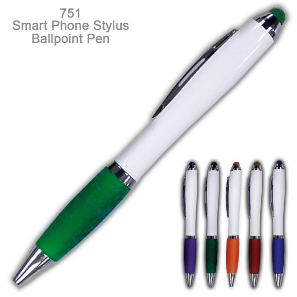 Elegant Stylus Tip Ballpoint Pen - Ready Inventory in New Jersey... from ASI 45100 Chulani Promotional Products, Inc / Competitive Edge Innovations/Chulani
