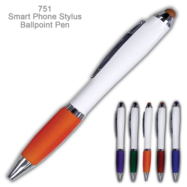 Elegant Stylus Tip Ballpoint Pen - Ready Inventory in New Jersey... from ASI 45100 Chulani Promotional Products, Inc / Competitive Edge Innovations/Chulani