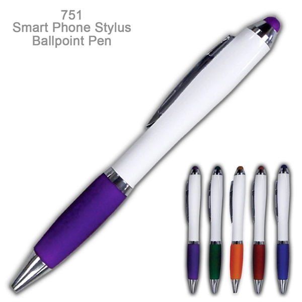 Elegant Stylus Tip Ballpoint Pen - Ready Inventory in New Jersey... from ASI 45100 Chulani Promotional Products, Inc / Competitive Edge Innovations/Chulani