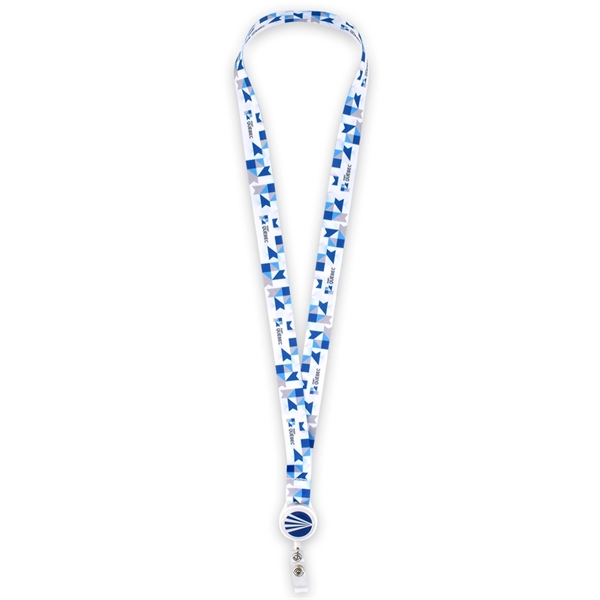 7/8" wide Digi Dyed lanyard printed full color sublimation on both... from ASI 93987 Martini-Vispak Inc.