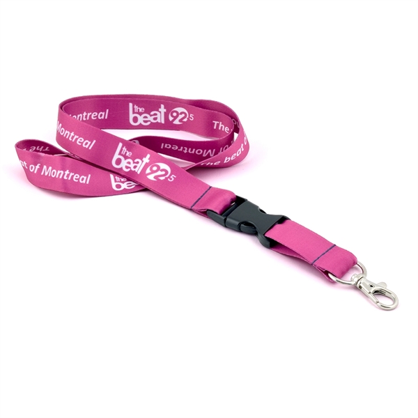 7/8" wide Digi Dyed lanyard printed full color sublimation on both... from ASI 93987 Martini-Vispak Inc.