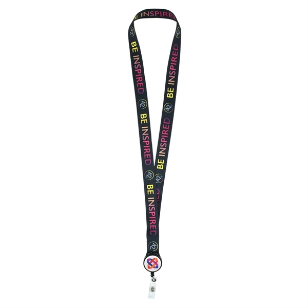 7/8" wide Digi Dyed lanyard printed full color sublimation on both... from ASI 93987 Martini-Vispak Inc.