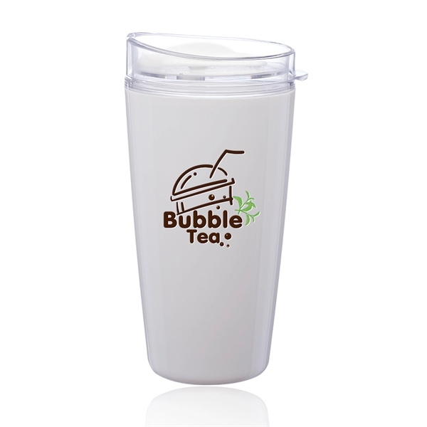 16 oz. Verano coffee tumbler made of Tritan plastic with double-wall... from ASI 39552 BEL Promo