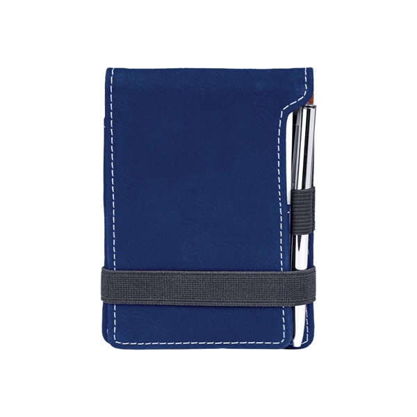 3 1/4" x 4 3/4" 50-page lined mini notepad with blue... from ASI 74601 Calico