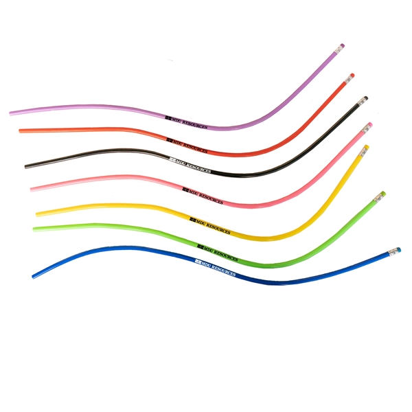 20" long flexible working pencil in assorted colors.... from ASI 63549 Jornik Manufacturing Corp / Jornik