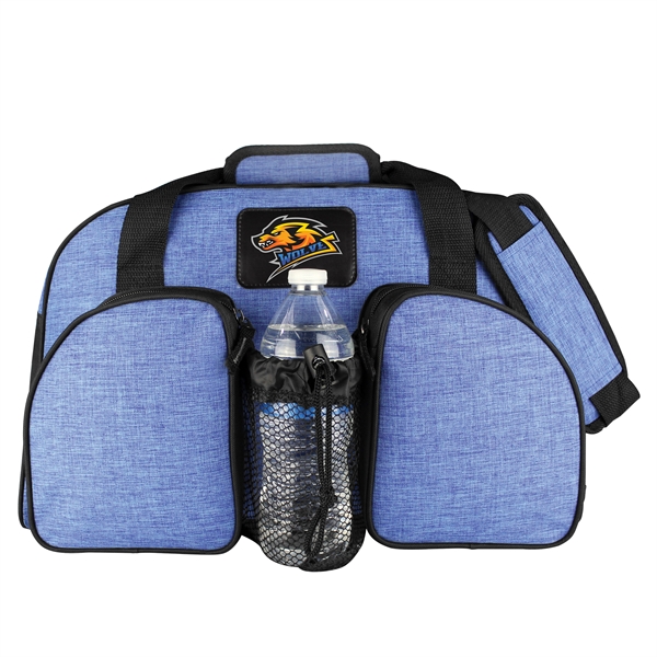 Duffel bag with large zippered main compartment, two front zip pockets,... from ASI 86565 Seville Gear