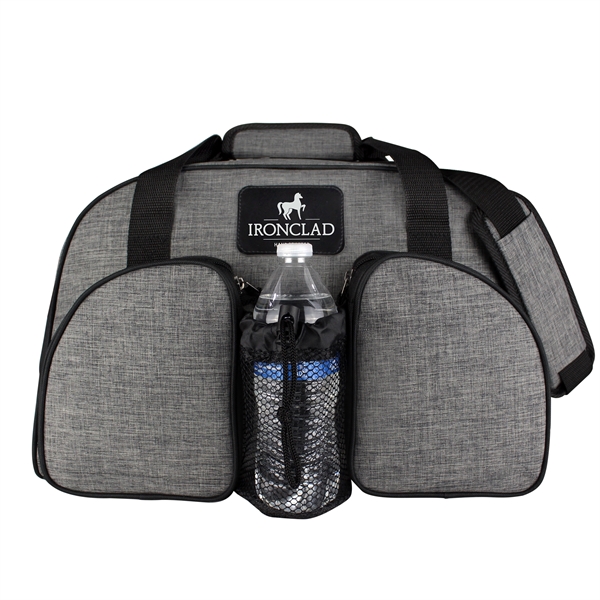 Duffel bag with large zippered main compartment, two front zip pockets,... from ASI 86565 Seville Gear