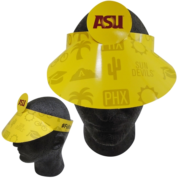Adjustable pop-up visor. Recyclable.... from ASI 67620 Lion Circle Corp / Lion/Circle