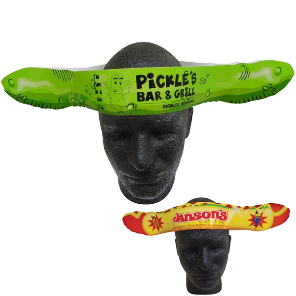 Pickle/hot dog hat made from poster board.... from ASI 67620 Lion Circle Corp / Lion/Circle