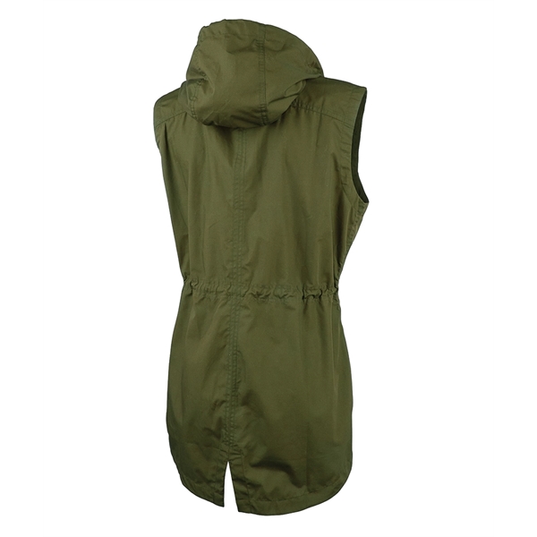 Women's cotton and polyester Bristol utility vest with zippered closure.... from ASI 44620 Charles River Apparel