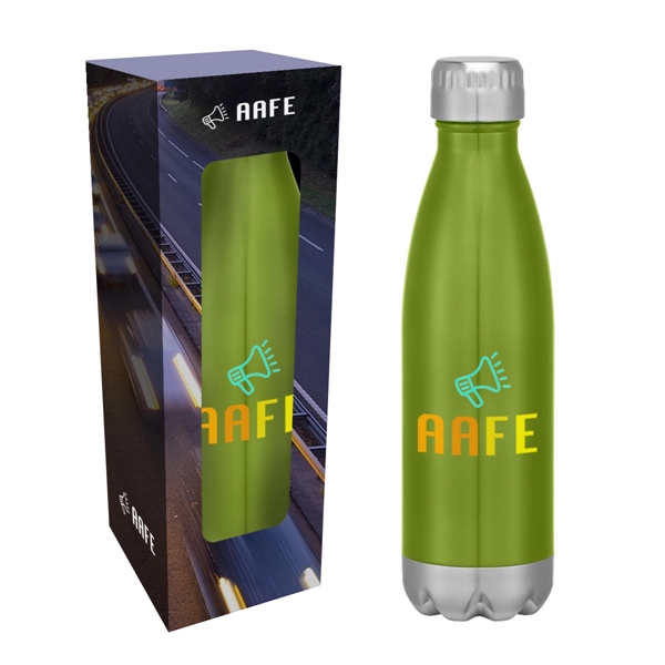 16 oz. stainless steel, vacuum sealed bottle with custom gift box.... from ASI 61125 Hit Promotional Products / Hit®