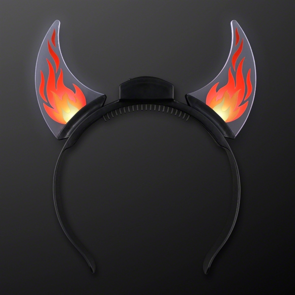 Dancing Flames Light Up Devil Horn Headband: Blank and Imprinted Pricing... from ASI 34194 ALightPromos