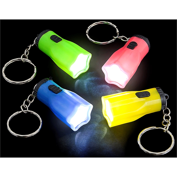 Star Shaped Flashlight Keychain... from ASI 85620 H M Schmidt Co Inc