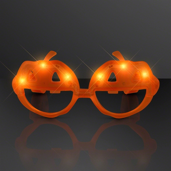 Blank or imprinted. Light up pumpkin sunglasses.... from ASI 34194 ALightPromos / Alight Promotional Products