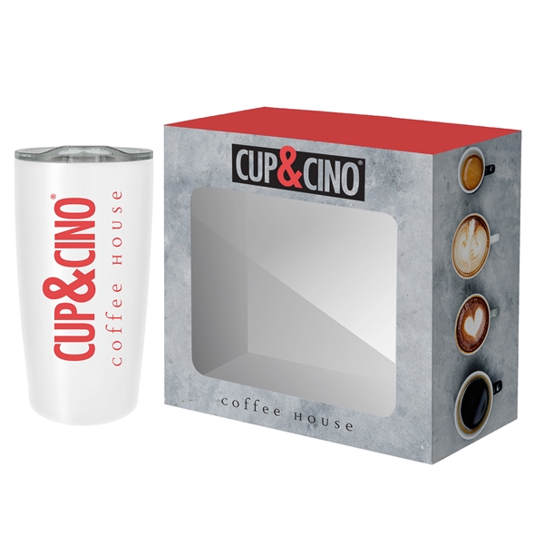 Drinkware gift set with a 20 oz. stainless steel bottle and... from ASI 90807 Tekweld