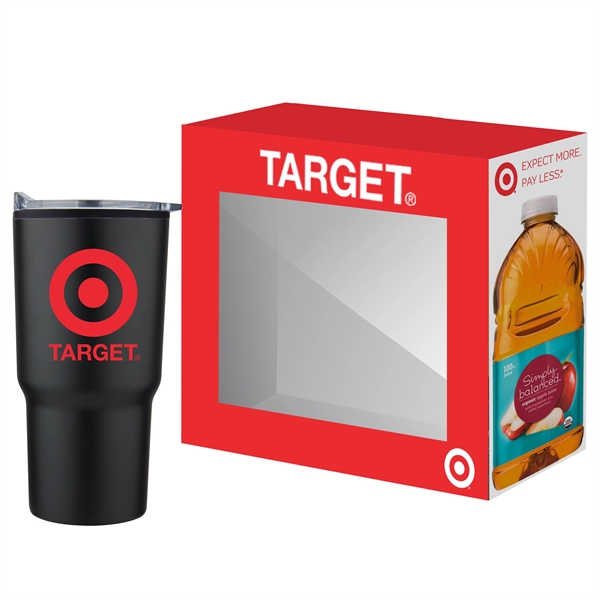 Drinkware gift set with a 20 oz. economy stainless steel bottle... from ASI 90807 Tekweld