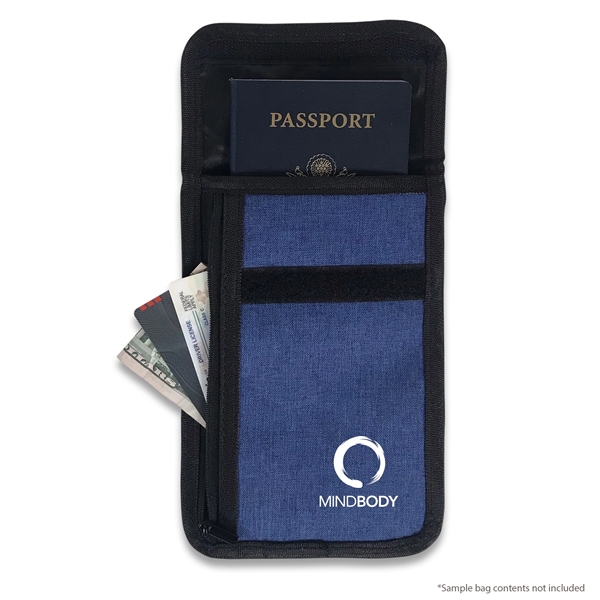 Exclusive travel neck wallet with touch screen capable cell phone PVC... from ASI 34800 Alstar Creations / Alstar Line