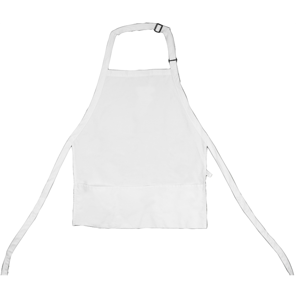 Restaurant-style poly-cotton twill bib apron with 1" wide waist and adjustable... from ASI 31260 AdCapitol