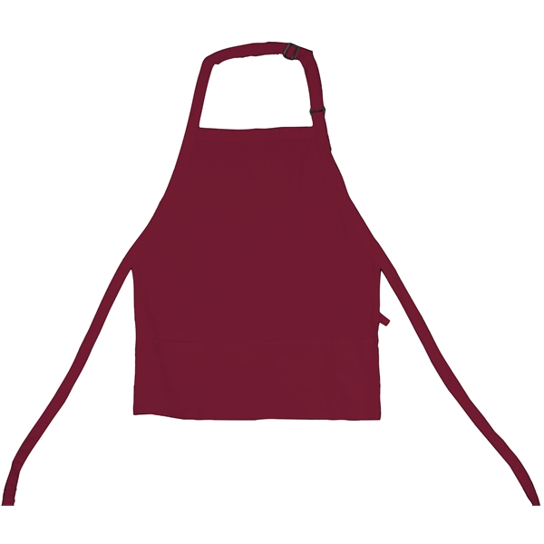 Restaurant-style poly-cotton twill bib apron with 1" wide waist and adjustable... from ASI 31260 AdCapitol