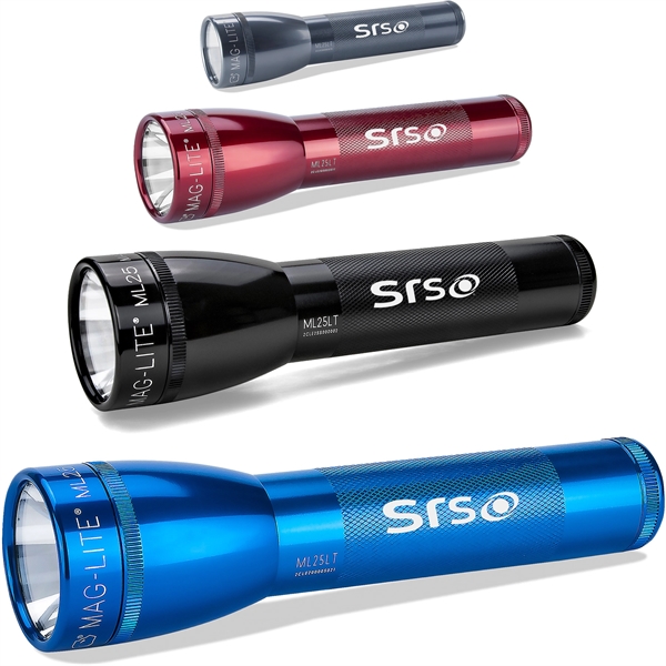 2 Cell C LED water resistant Maglight Aluminum Flashlight... from ASI 61966 HPG / Beacon Promotions