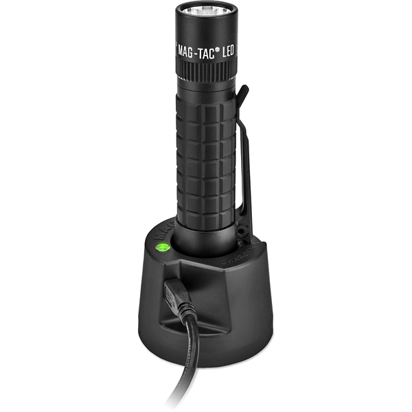 Maglite MagTac Rechargeable Plain Head Flashlight System... from ASI 61966 HPG / Beacon Promotions