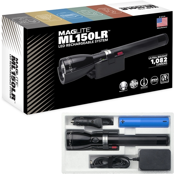 Maglite LED Rechargeable Flashlight System... from ASI 61966 HPG / Beacon Promotions