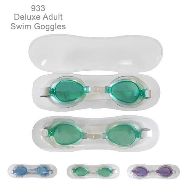 Pro style, swim goggles in attractive colors with carrying case -... from ASI 45100 Chulani Promotional Products, Inc / Competitive Edge Innovations/Chulani