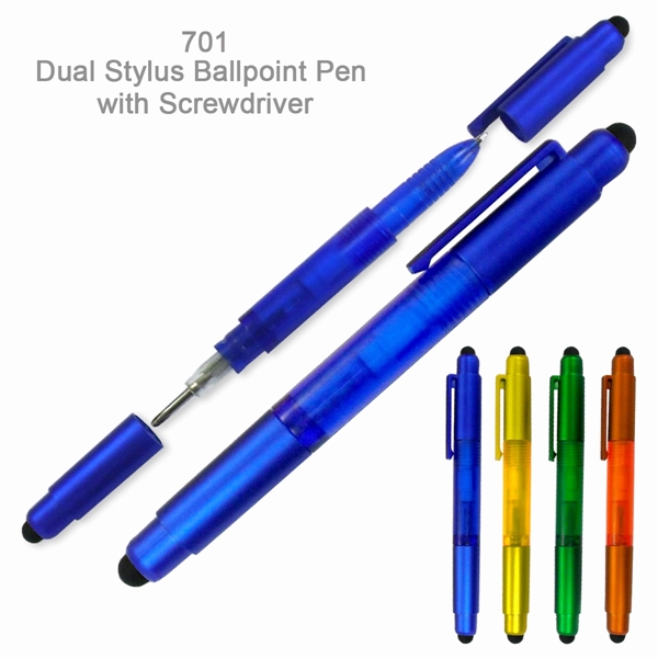 Delightful Stylus Ballpoint Pen With Screwdriver Tips - Ready Inventory in... from ASI 45100 Chulani Promotional Products, Inc / Competitive Edge Innovations/Chulani