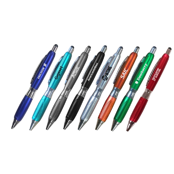 Stylish Stylus Tip Ballpoint Pens - Ready Inventory in New Jersey... from ASI 45100 Chulani Promotional Products, Inc / Competitive Edge Innovations/Chulani