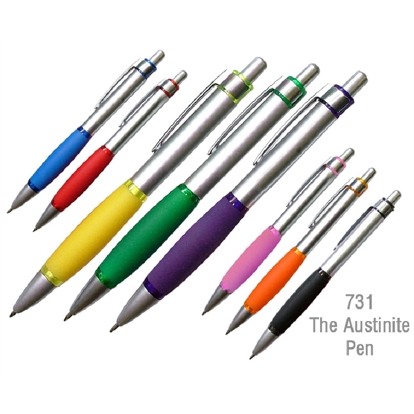 Fashionable Ballpoint Pen With Comfort Grip - Ready Inventory In New... from ASI 45100 Chulani Promotional Products, Inc / Competitive Edge Innovations/Chulani