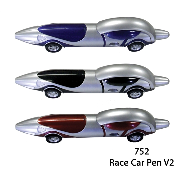 Elegant Race Car Ballpoint Pen V2 - Ready Inventory In New... from ASI 45100 Chulani Promotional Products, Inc / Competitive Edge Innovations/Chulani