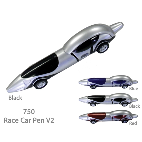 Elegant Race Car Ballpoint Pen V2 - Ready Inventory In New... from ASI 45100 Chulani Promotional Products, Inc / Competitive Edge Innovations/Chulani
