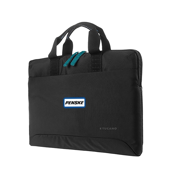 14.57" x 10.63" x 1.38" polyester and neoprene laptop bag for... from ASI 61005 Hirsch Gift Inc