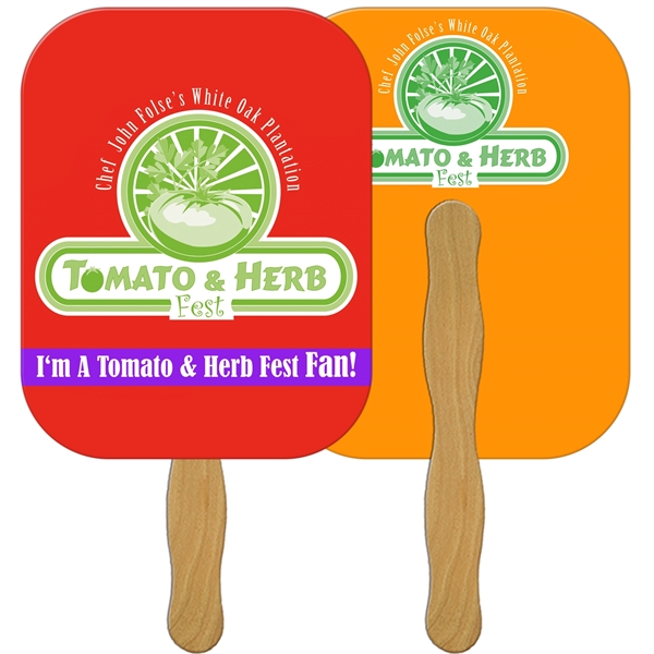 Rectangle shaped digital economy fans with double sided film lamination.... from ASI 67620 Lion Circle Corp / Lion/Circle