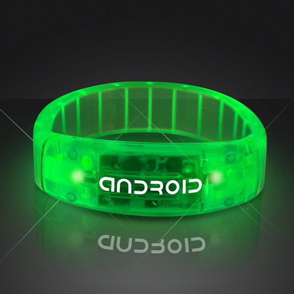 Blank or Imprinted. Fashion LED bracelets... from ASI 34194 ALightPromos / Alight Promotional Products