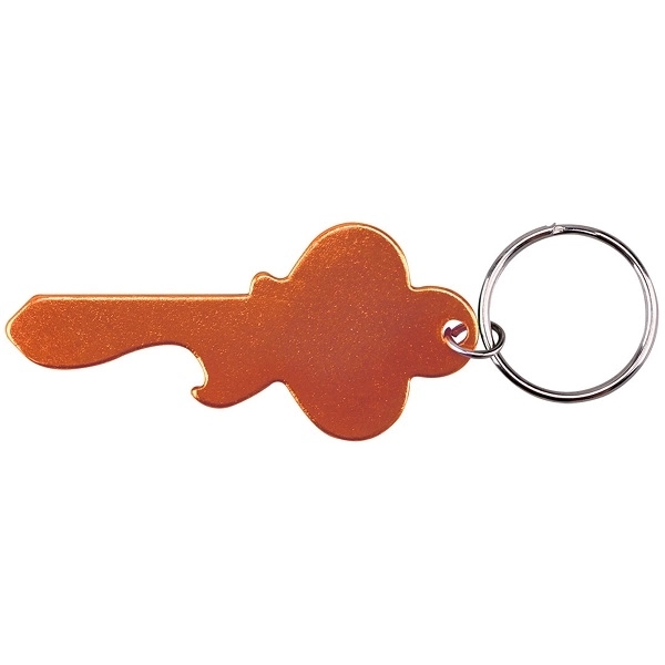 Key shape bottle opener and key ring.... from ASI 74585 Nu Promo International / Nu Promo Line