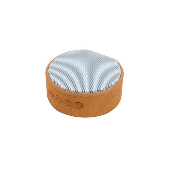 Wood Grain Wireless Bluetooth Speaker of Plastic body with 1 color... from ASI 37218 Athena Promo (tm)