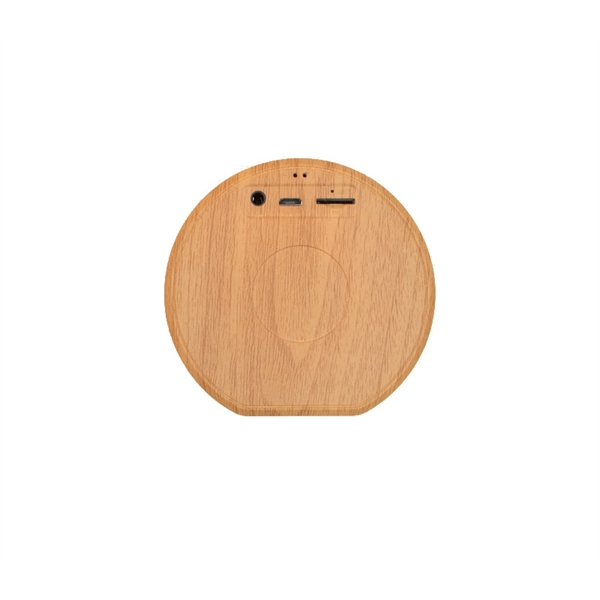 Wood Grain Wireless Bluetooth Speaker of Plastic body with 1 color... from ASI 37218 Athena Promo (tm)