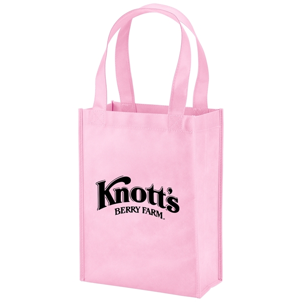 Mini tote bag with reinforced 18" handles and a 4 1/2"... from ASI 52840 Evans Manufacturing