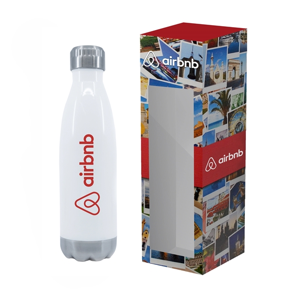 Drinkware gift set with a 17 oz. stainless steel bottle and... from ASI 90807 Tekweld