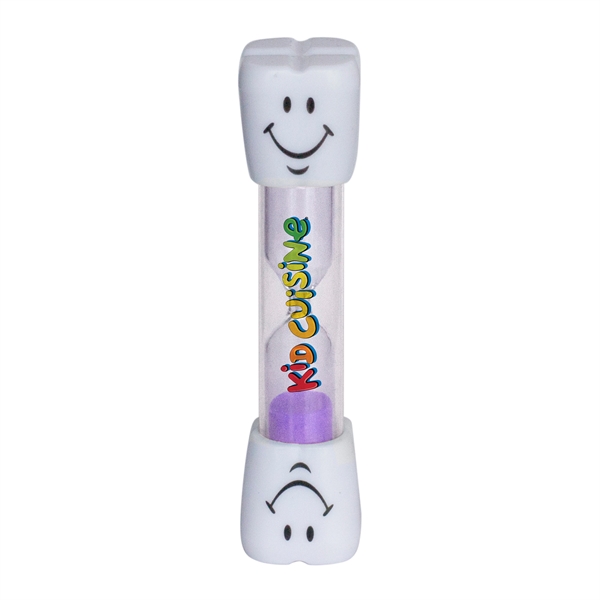 Smiling two minute sand timer; in a variety of fun colors;... from ASI 90807 Tekweld